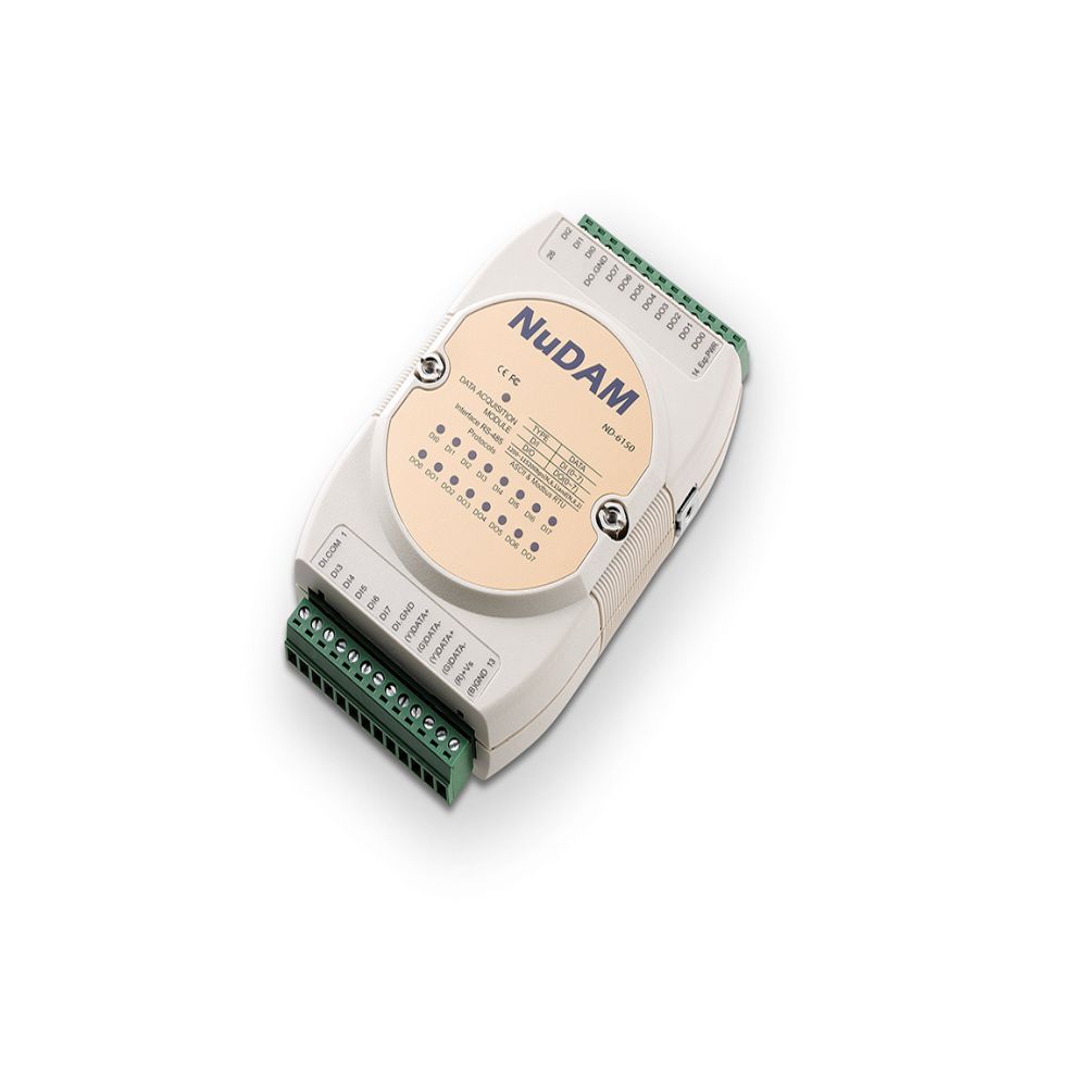 ADLINK ND‑6150 – Module Remote I/O 8 DI / 8 DO Modbus RTU, Cách ly 3 kV